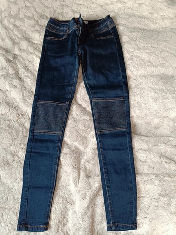 Jean bleu foncé femme droit neuf