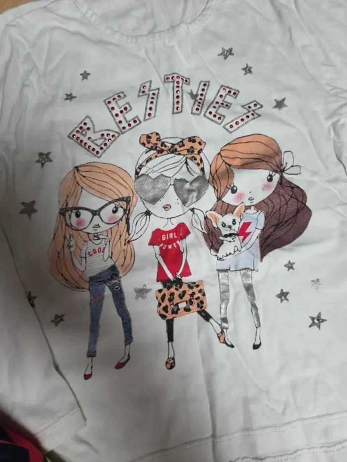 Tee shirt 5-6ans avec motifs - photo numéro 3