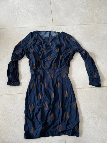 Robe Suzette navy Des petits hauts, très bon état, taille 0 (34)