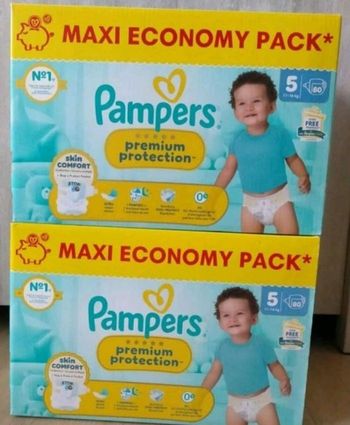 Lot de 2 pack taille 5 premium 160 couches