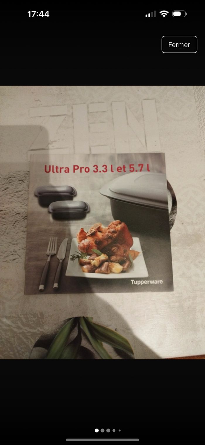 Livre de cuisine.