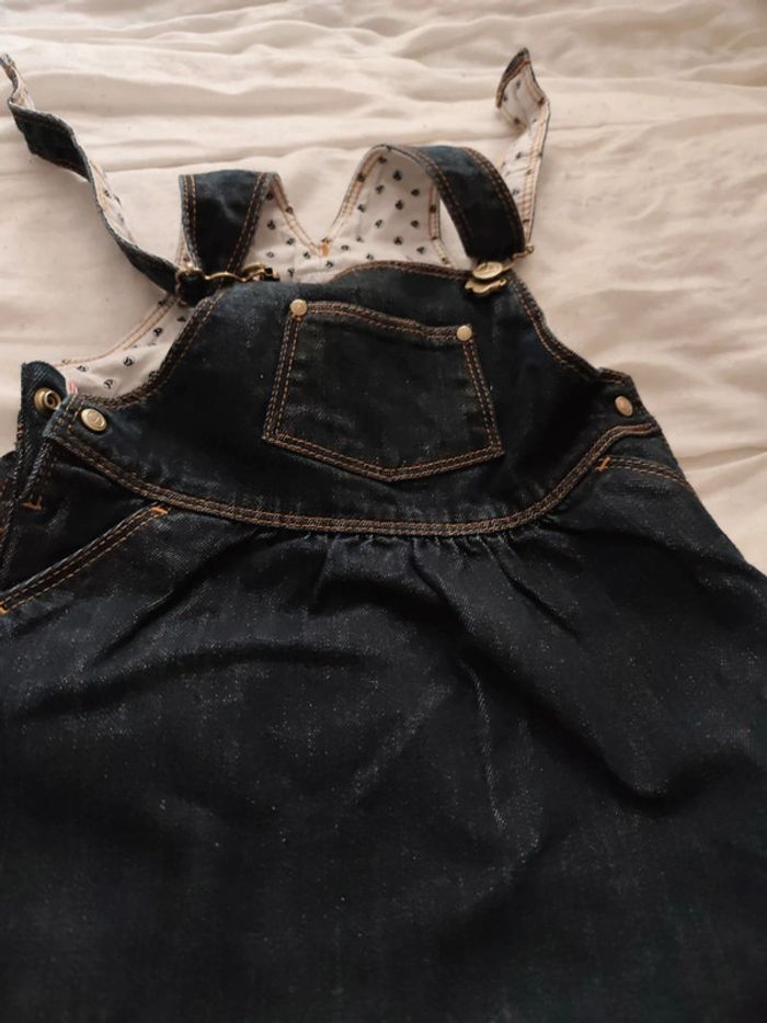 Robe salopette petit bateau 18 mois - photo numéro 2