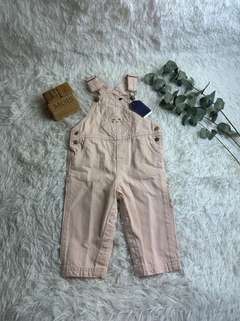 Salopette rose sergent major taille 12 mois