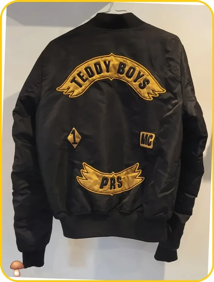 Bombers ElevenParis - Taille S - Noir - Logo brodé - photo numéro 2