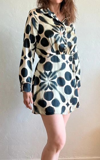 Robe imprimée Zara – Taille L – Très bon état fluide légère