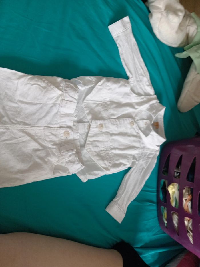 Costume en lin 3 mois orchestra 3 pièces - photo numéro 3