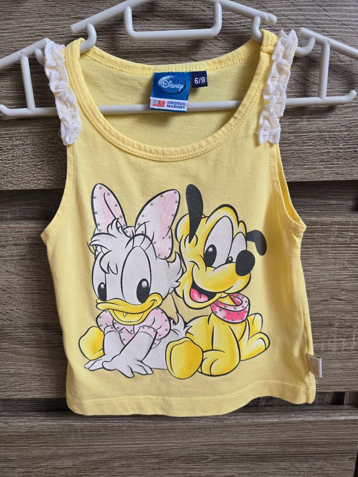 Vêtement Bébé Fille - Ensemble Short et T-shirt - Disney - 6/9 mois - photo numéro 3