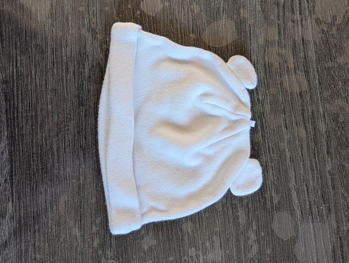 Bonnet bébé mixte ourson - photo numéro 2