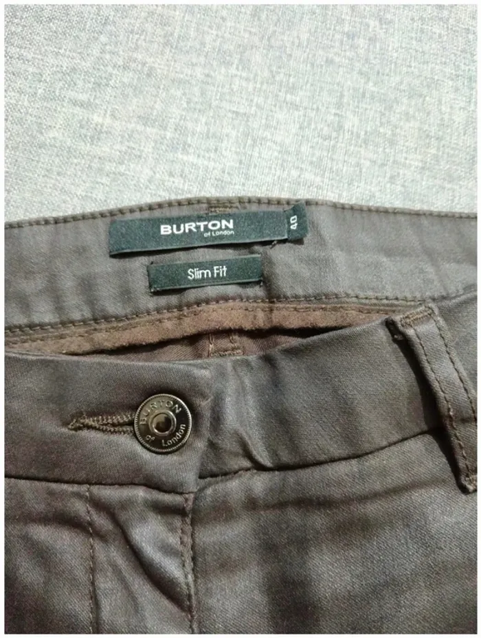 C43 pantalon simili noir Burton 40 - photo numéro 3