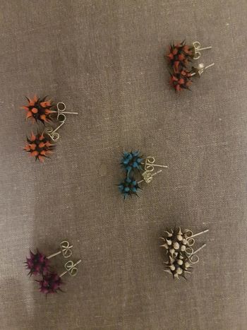 Lot de petites boucles d'oreille