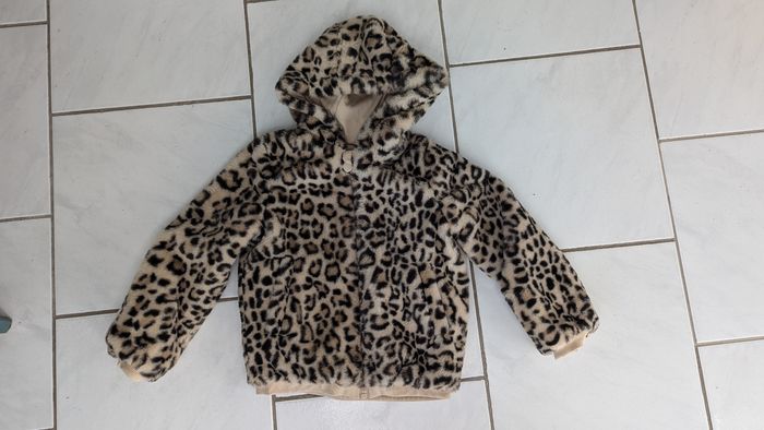 Blouson tout doux leopard