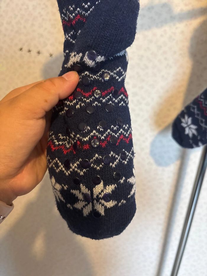 Chaussette anti dérapante fouree taille unique - photo numéro 3