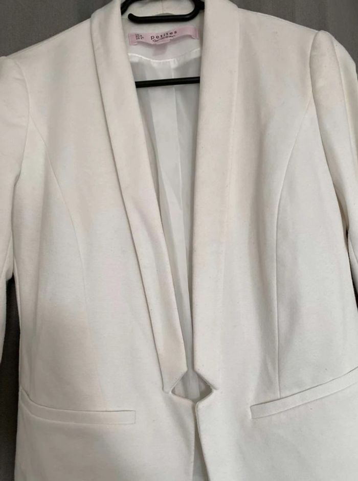 Veste blazer blanche - photo numéro 3