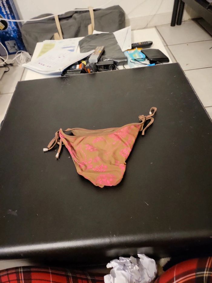 Bikini marron et rose - photo numéro 6