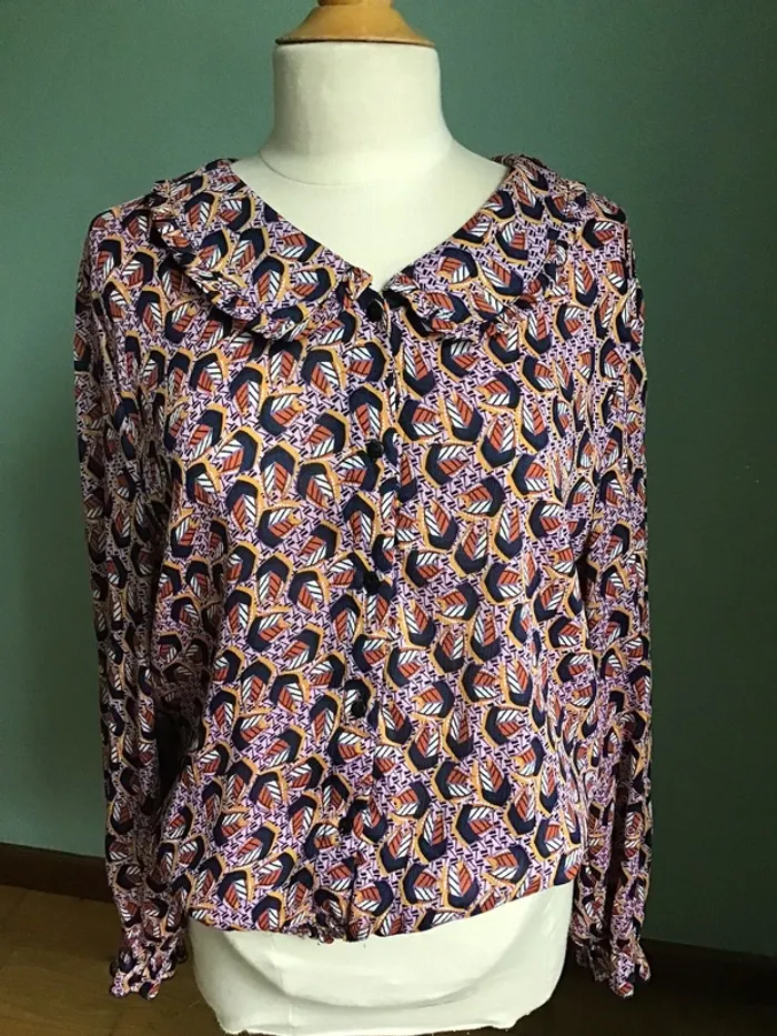 Blouse multicolore