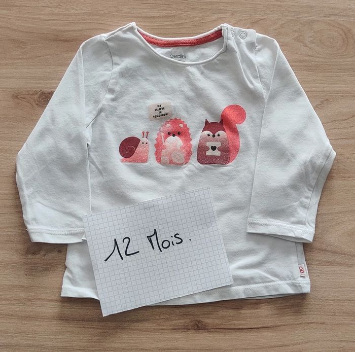 T shirt 12 mois