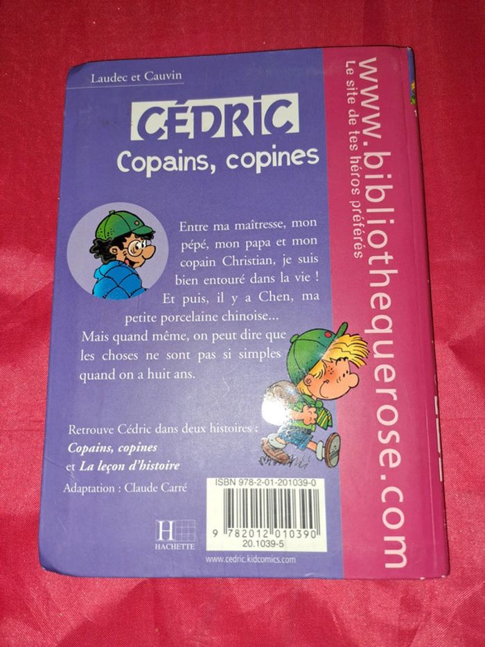 Livre - Cédric : copains, copines - photo numéro 2
