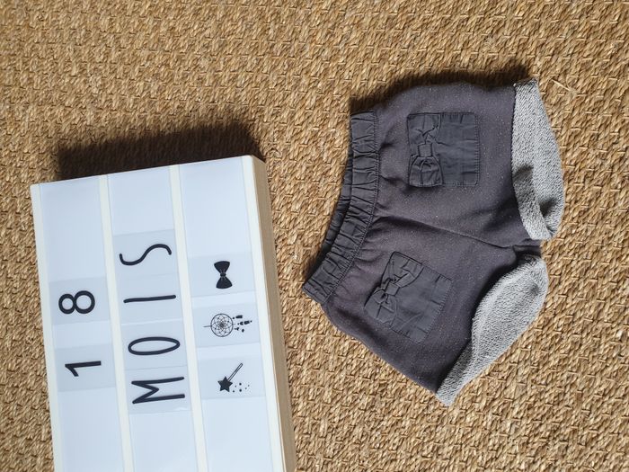 Short hiver fille 18 mois