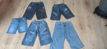 5 bermudas en jeans 10 ans