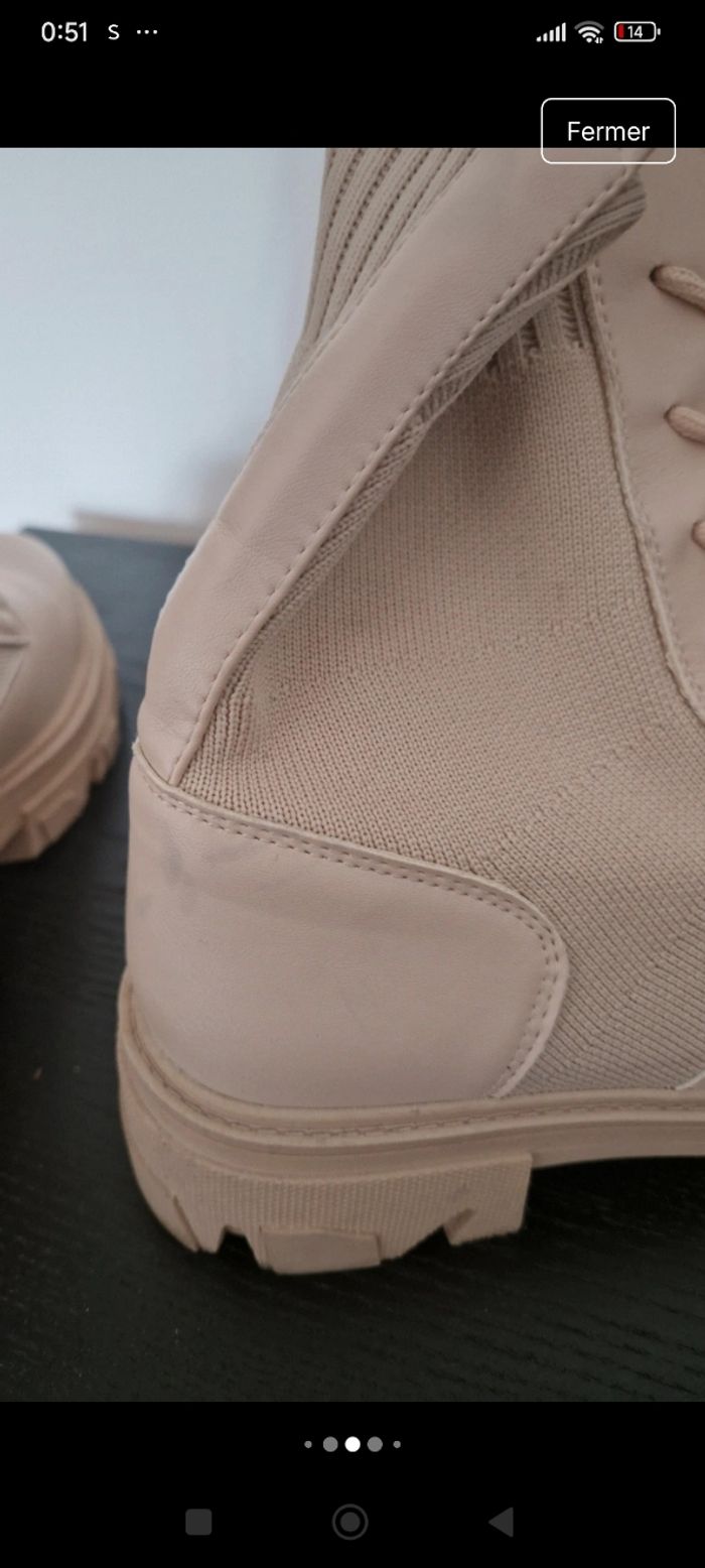 Bottine beige - photo numéro 4