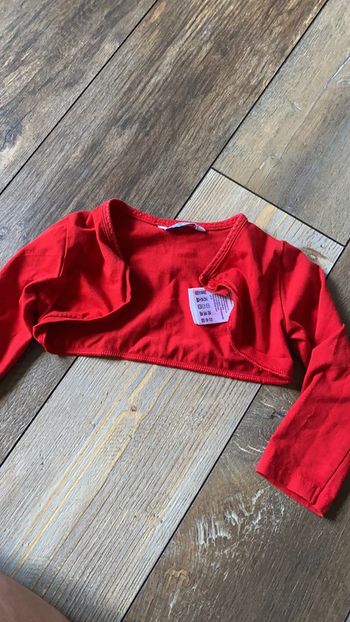 Gilet court rouge mayoral 12 mois