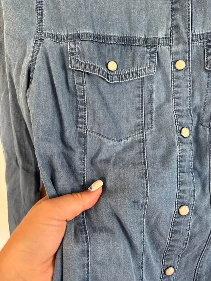 Chemise style jean Cache cache taille 34/XS - photo numéro 4