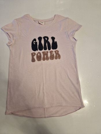 Tee shirt manche courte rose/violet