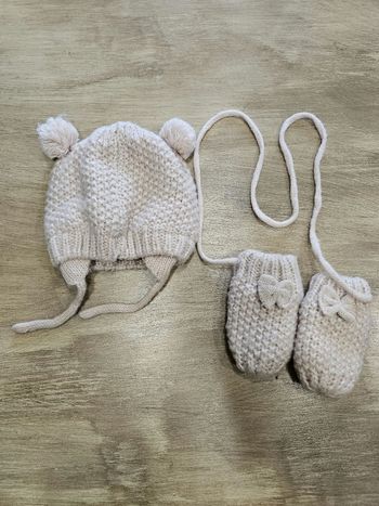 Ensemble bonnet et gant