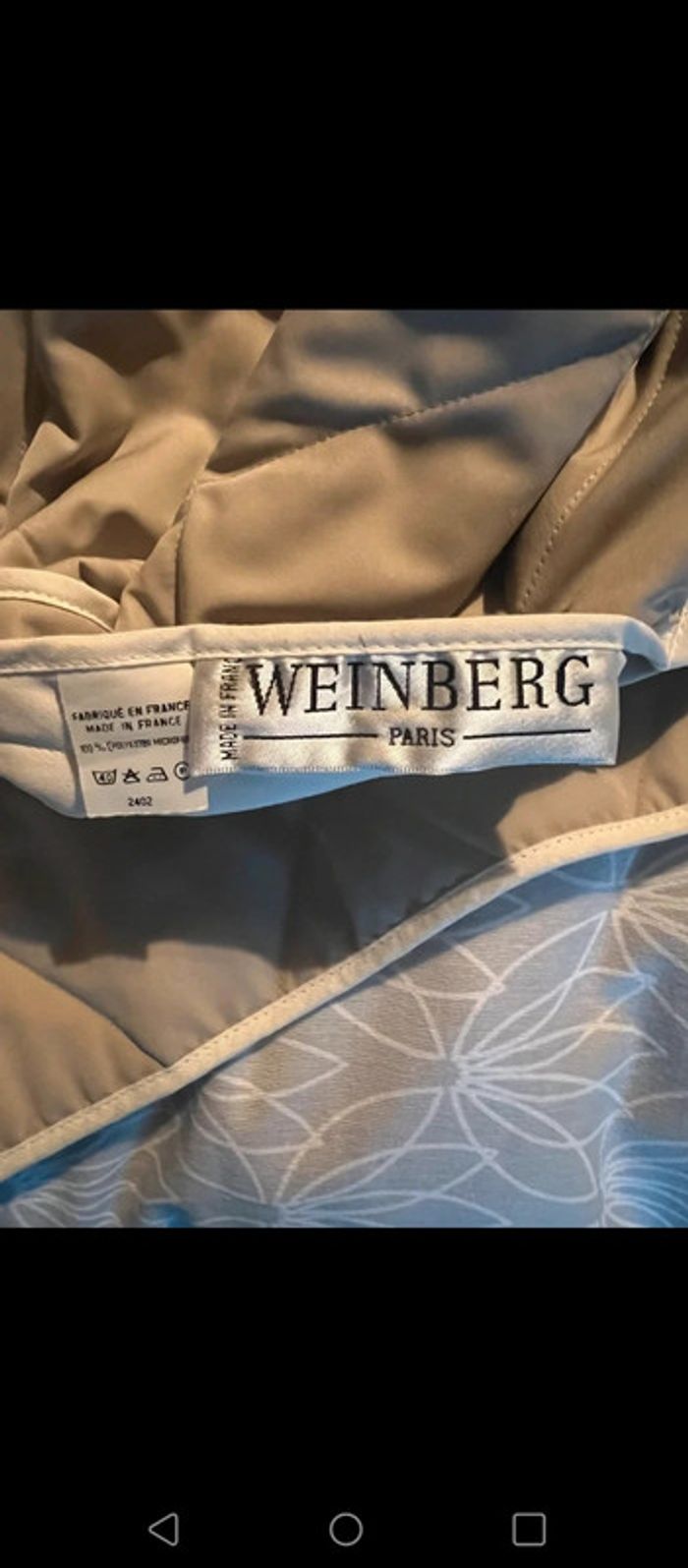 Trench manteau long matelassé Weinberg réversible boutons - photo numéro 5