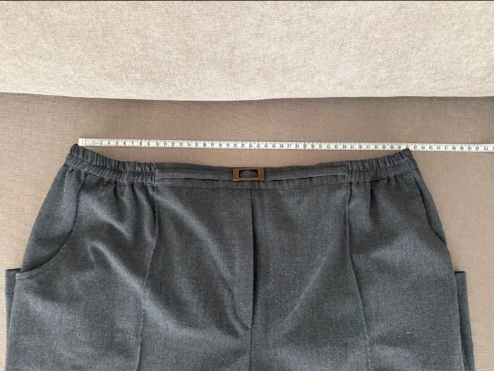 Pantalon gris élastique, Bleu Bonheur - photo numéro 6