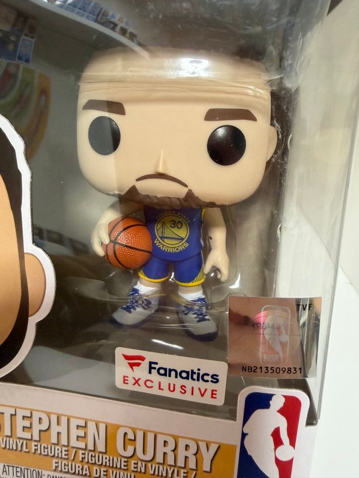 Funko Pop NBA Stephen Curry 43 Fanatics Exclusive 🇺🇸 - photo numéro 2