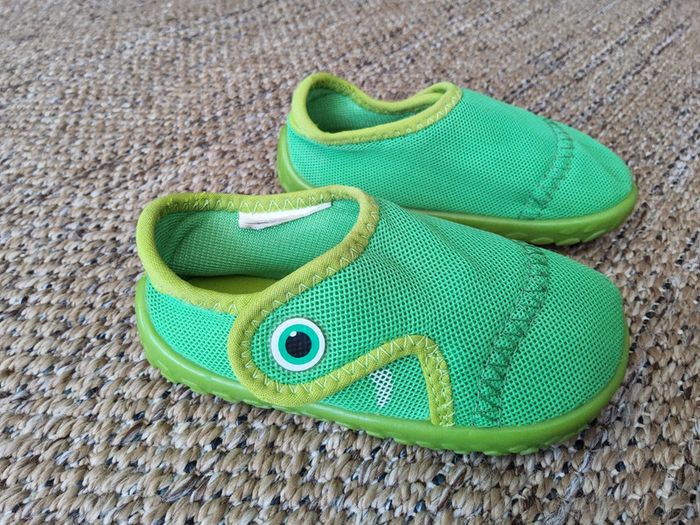 Chaussures aquatiques Aquashoes 100 bébé vertes - photo numéro 7