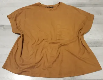Tee-shirt suédine - Kiabi - T.XL