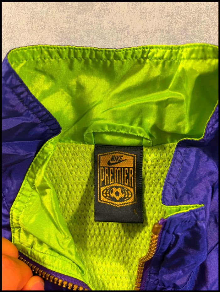 Nike Vintage 90’s Veste Taille L Violette bleu - photo numéro 7