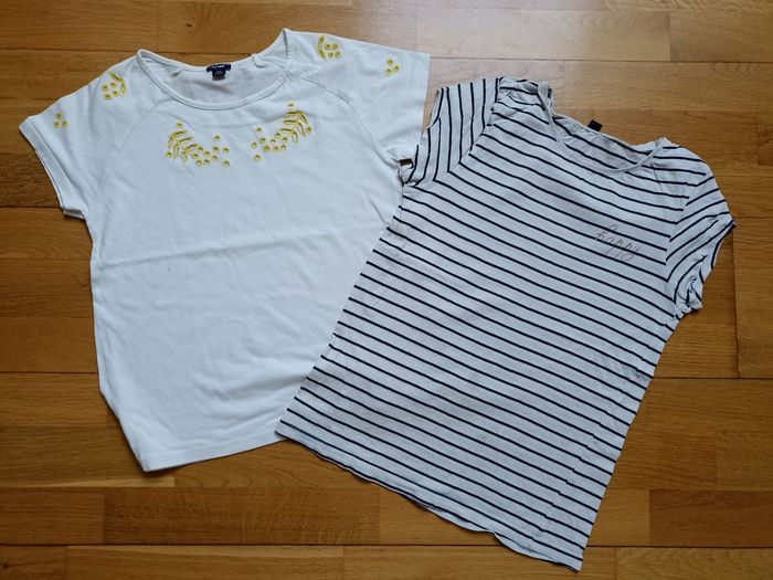 Lot tee shirt manches courtes été fille 10 ans - photo numéro 5