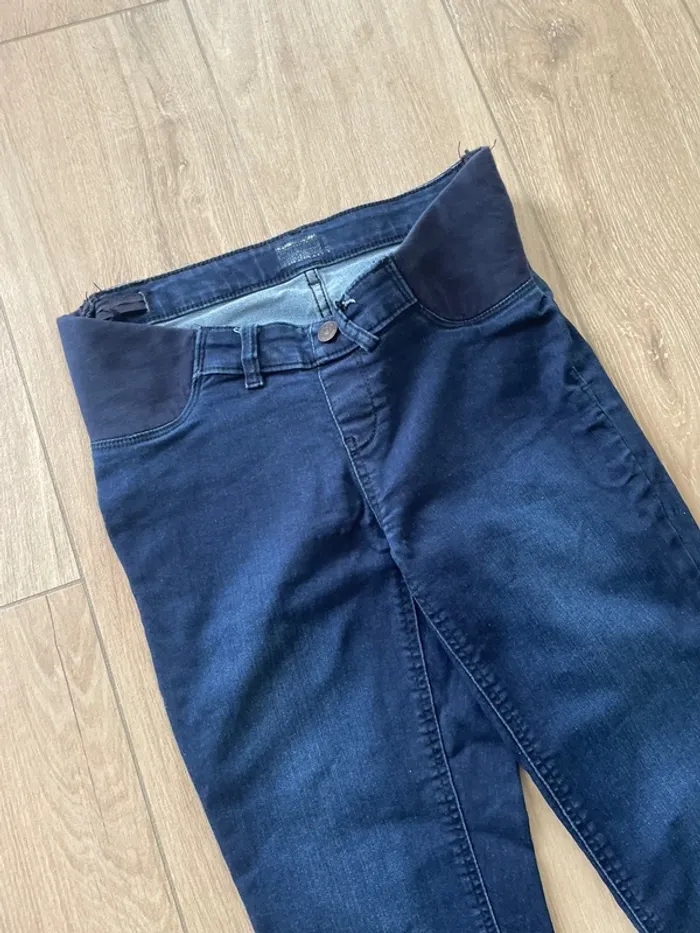 Jean de grossesse bleu foncé - photo numéro 2