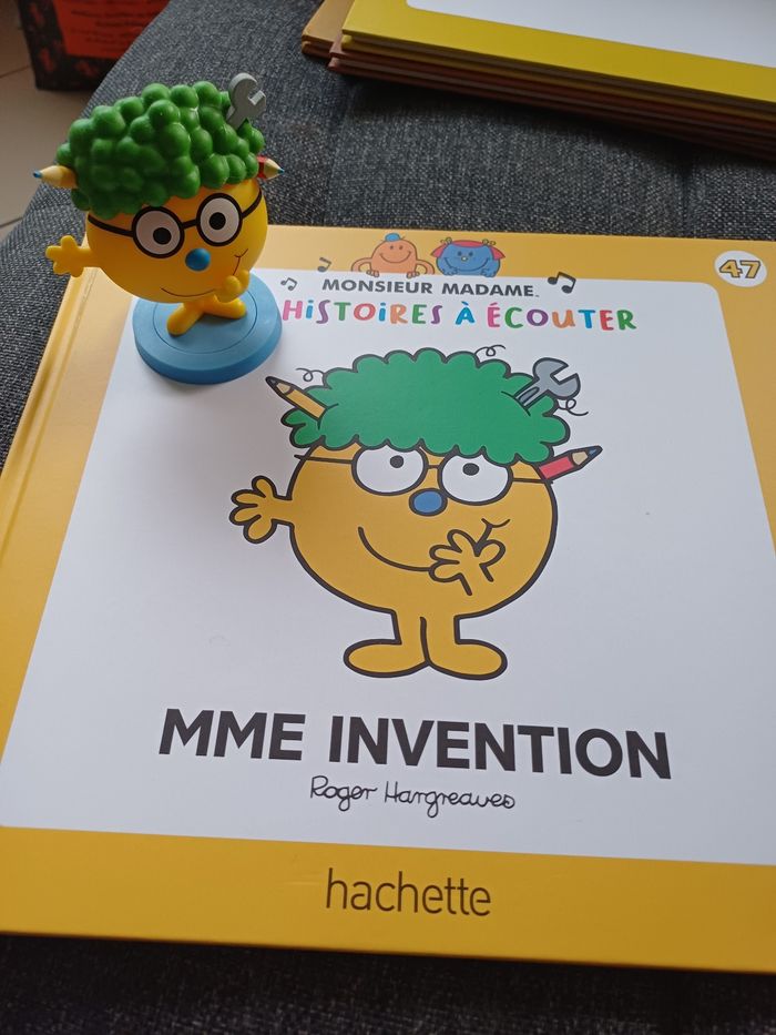 Livre+figurine Mme Invention