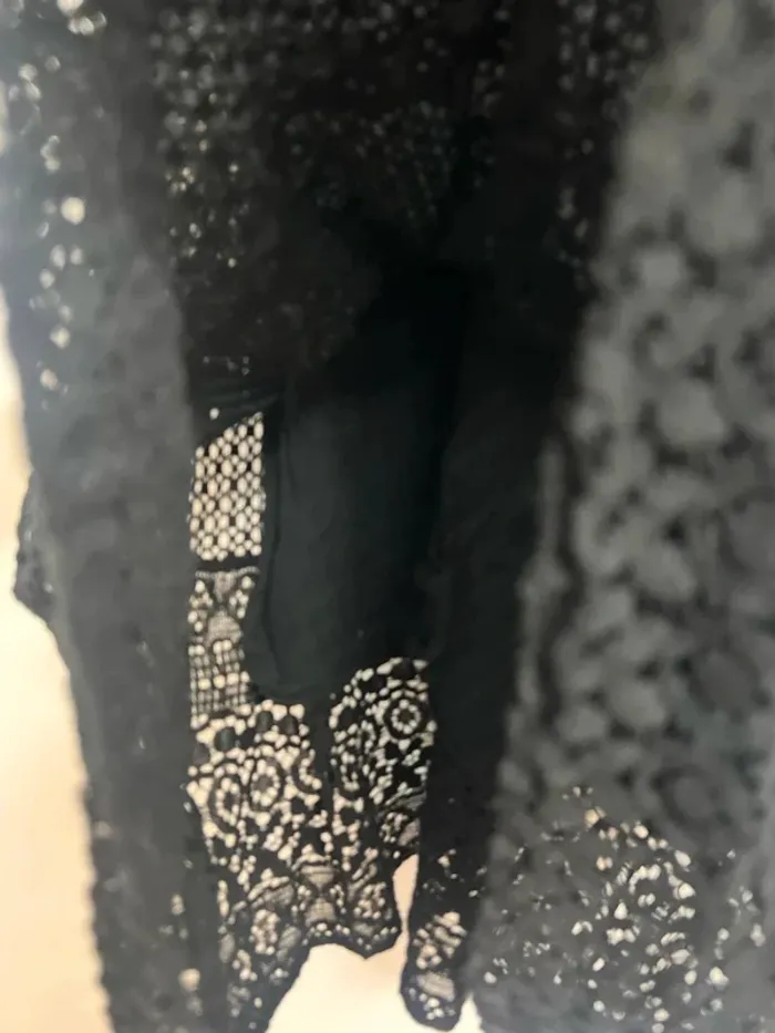 Sublime robe parisienne élégante vintage - taille M - photo numéro 3