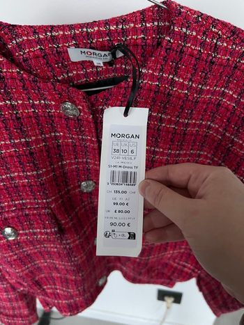 Veste en tweed Morgan neuve 