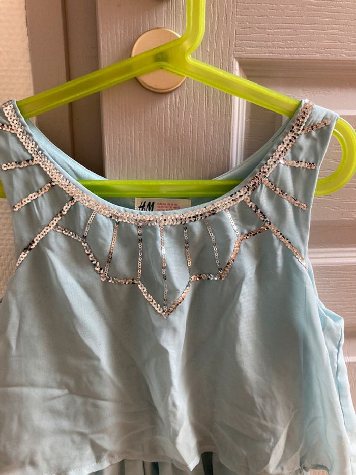 Robe turquoise h et m - photo numéro 2