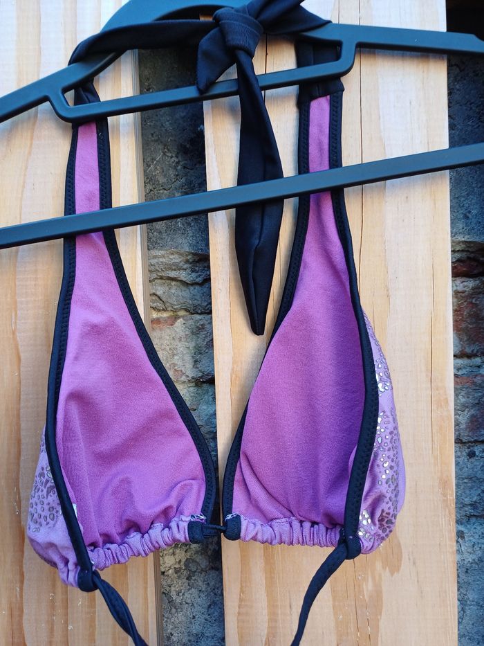 Jolie bikini violet et noir Rae - photo numéro 8