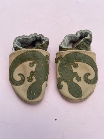 Chaussons cuir souple O-6 mois robeez