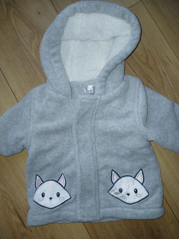 Manteau polaire fille