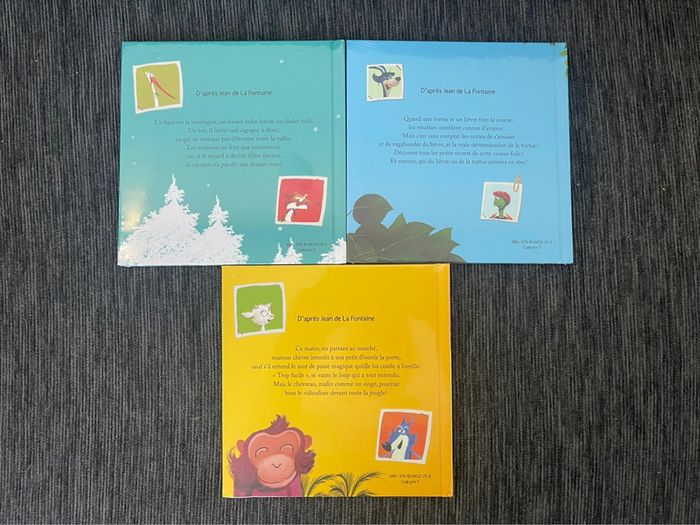Lot de 3 livres neufs - Les petits secrets des fables - Hachette jeunesse - photo numéro 2