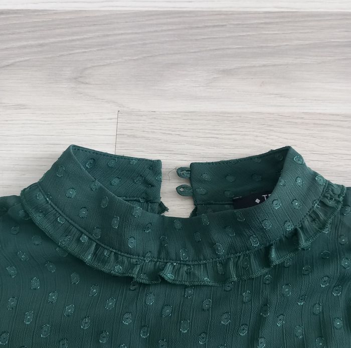 Chemisier femme vert à manches longues Tex taille 38 - photo numéro 7
