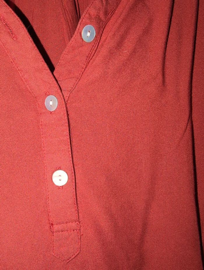 Chemise rouge foncé - photo numéro 3