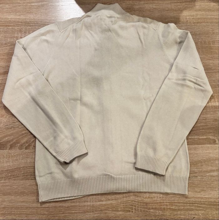 Gilet zippé Brice coton & cachemire – taille S - photo numéro 2