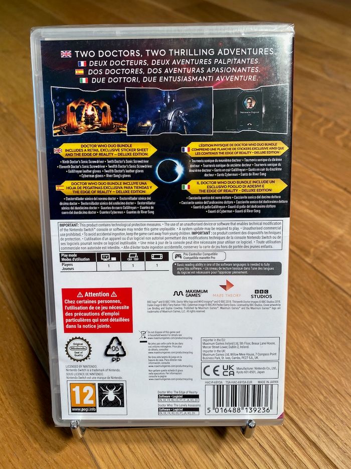Doctor who: duo bundle - switch - jeu neuf - photo numéro 2