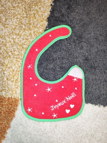 Bavoir premier âge Noël