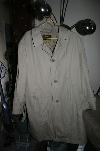 🌸Trench Coat de l'armée doublure écossaise Taille 48 First Class " Vintage "